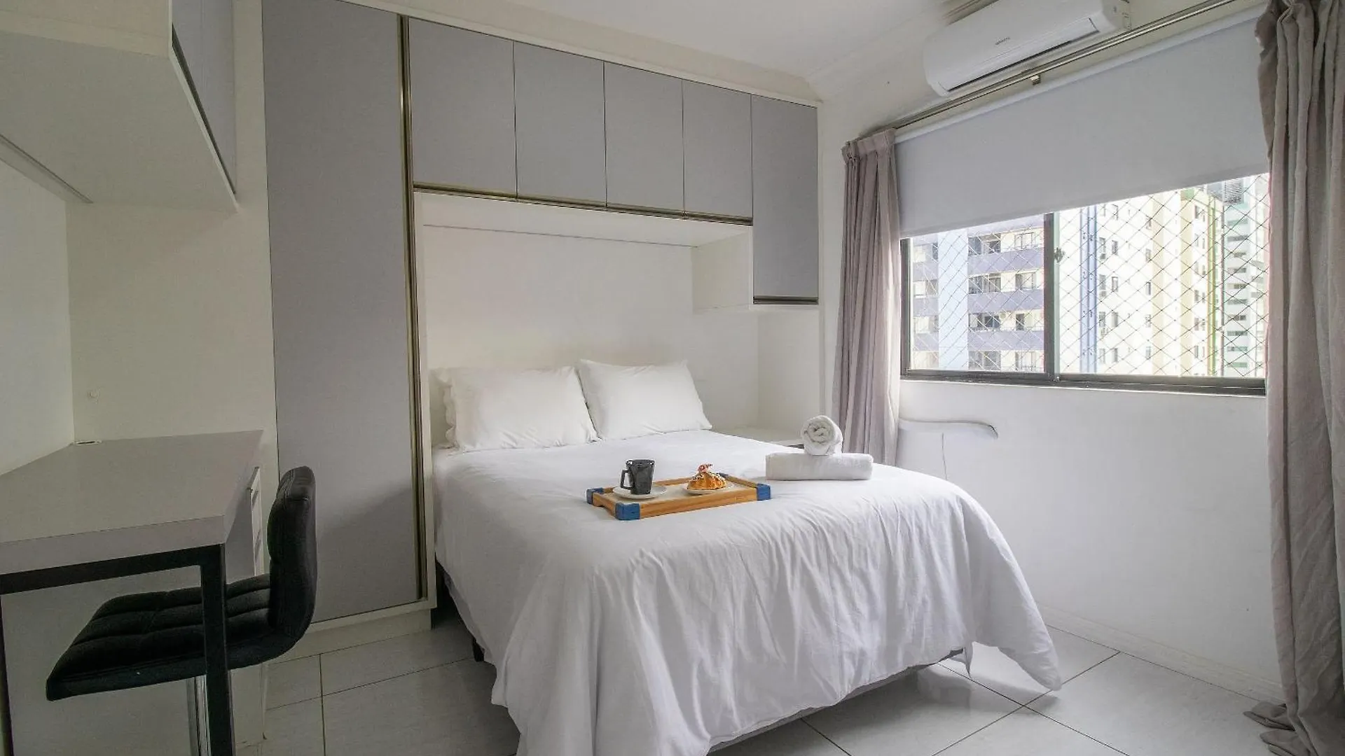 아파트 Bk54 - Climatizado, Tv Smart, Conforto, Garagem Balneário Camboriú